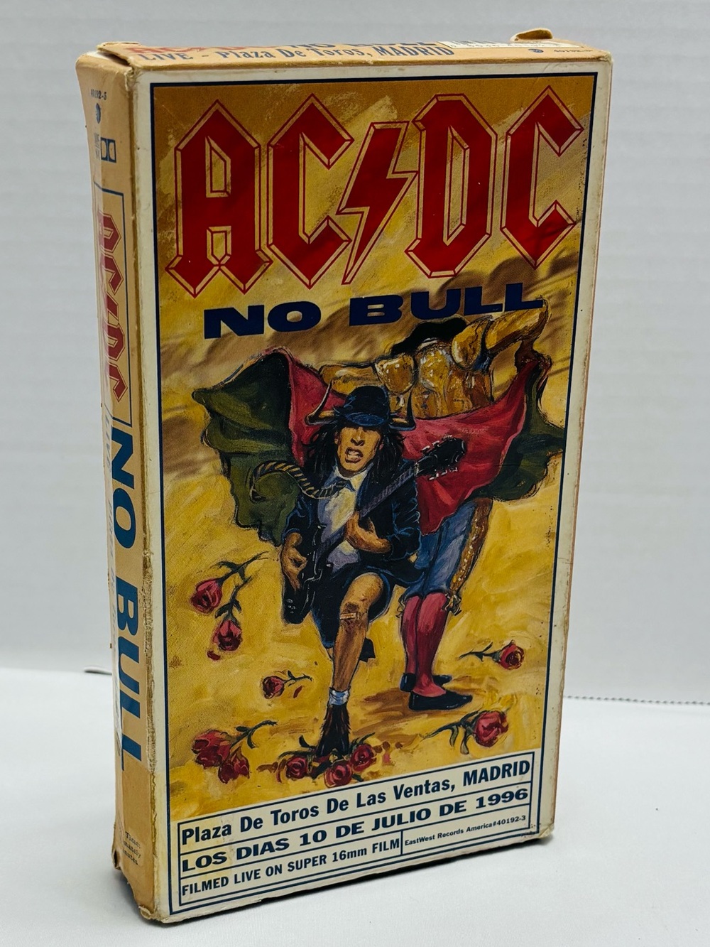 AC/DC Yellow and Red 'No Bull' Tour Artwork Sleeve